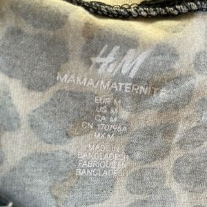 H&M leopard maternity dress